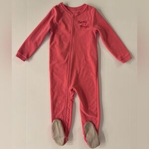 OshKosh B'gosh Pink “Mommy’s Angel” Footie EUC 3T